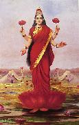 Raja Ravi Varma Goddess Lakshmi France oil painting artist